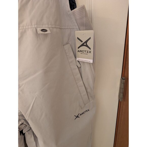 Arctix Womens Essential Insulated Cold Weather Bib Overall Lt. Gray L 12-14 NWT - Picture 2 of 12